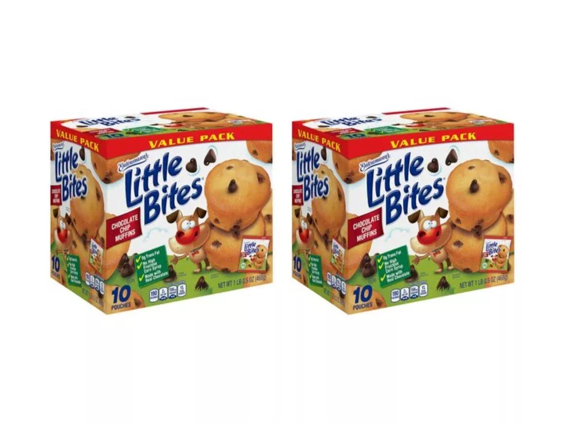 Entenmann'S Little Bites Chocolate Chip Mini Muffins, 2 Pack (20 Pouch