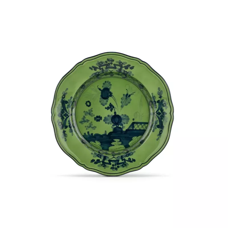 FLAT PLATE MALACHITE Oriente Italiano