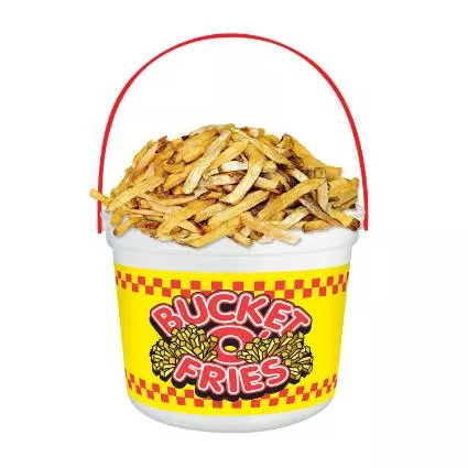 French Fry Bucket, 48 oz, 130 Count