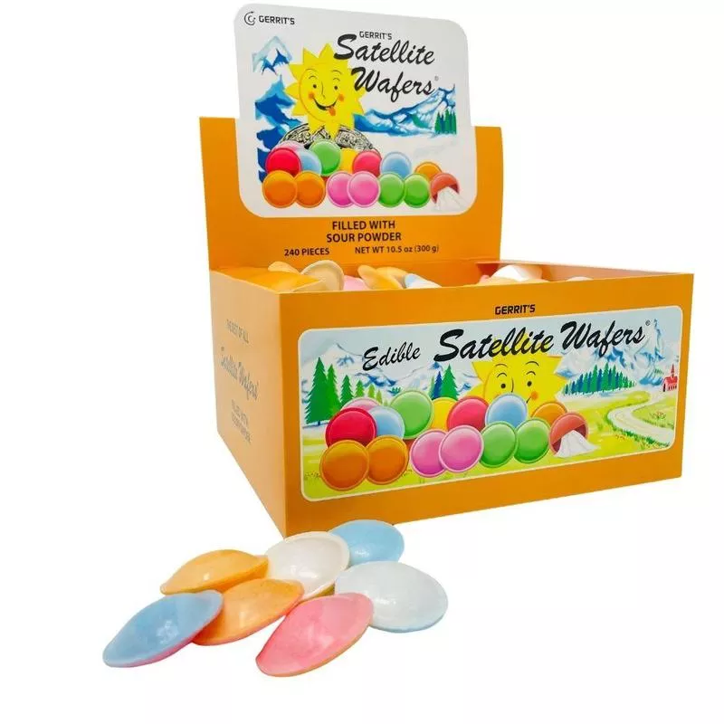 Gerrit’s Satellite Wafers Sour Powder – 240 CT