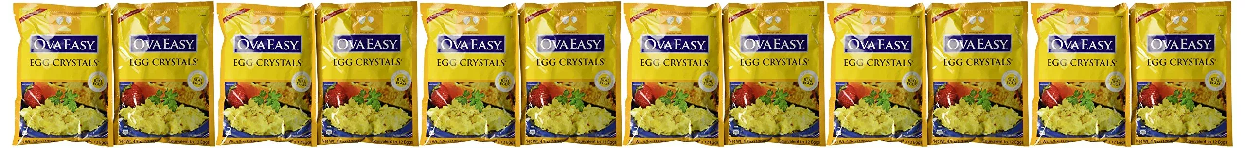Ova Easy Dehydrated Egg Crystals, 4.5Oz Bag, 12Ct