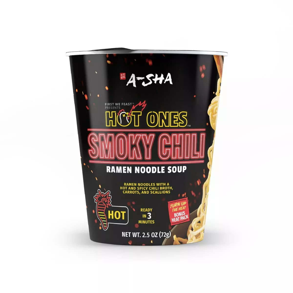 A-sha Hot Ones -Smoky Chilli Ramen Noodle Soup